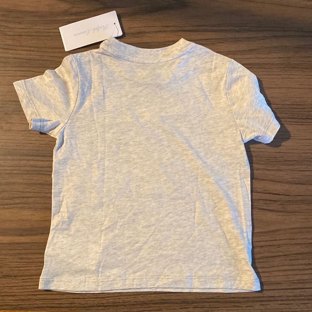 Ralph Lauren Kids T-Shirt in gray with bear Size 18 months - NEW - Picture 3 of 5